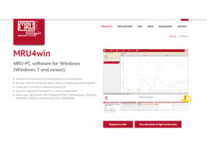 Программное обеспечение для ПК MRU MRU4win